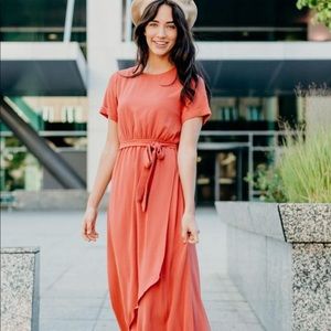 Maxi Wrap Dress, New With Tags